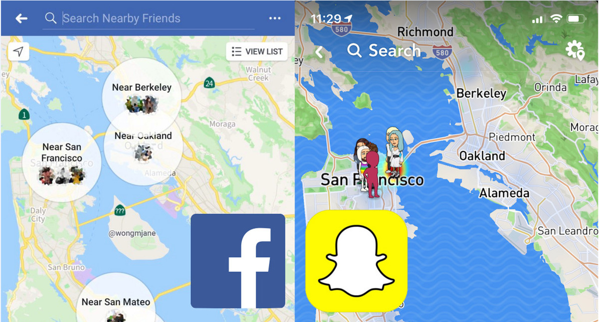 Snap MapF(xin)acebook ڵ؈DO(sh)Ӌ“”